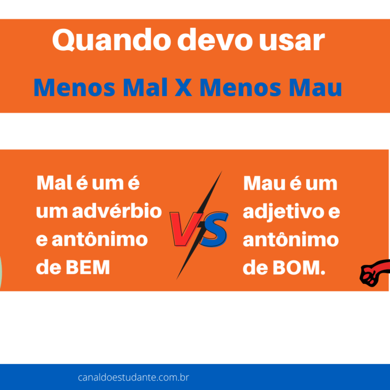 menos mau ou menos mal