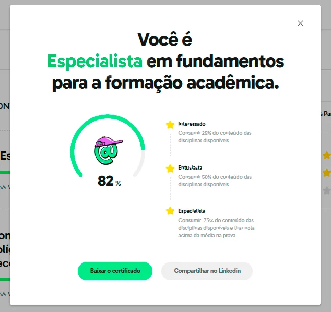 Faculdade Descomplica é boa? 1 microcertificados faculdade descomplica