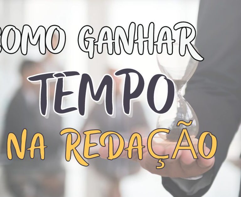 tempo na redação
