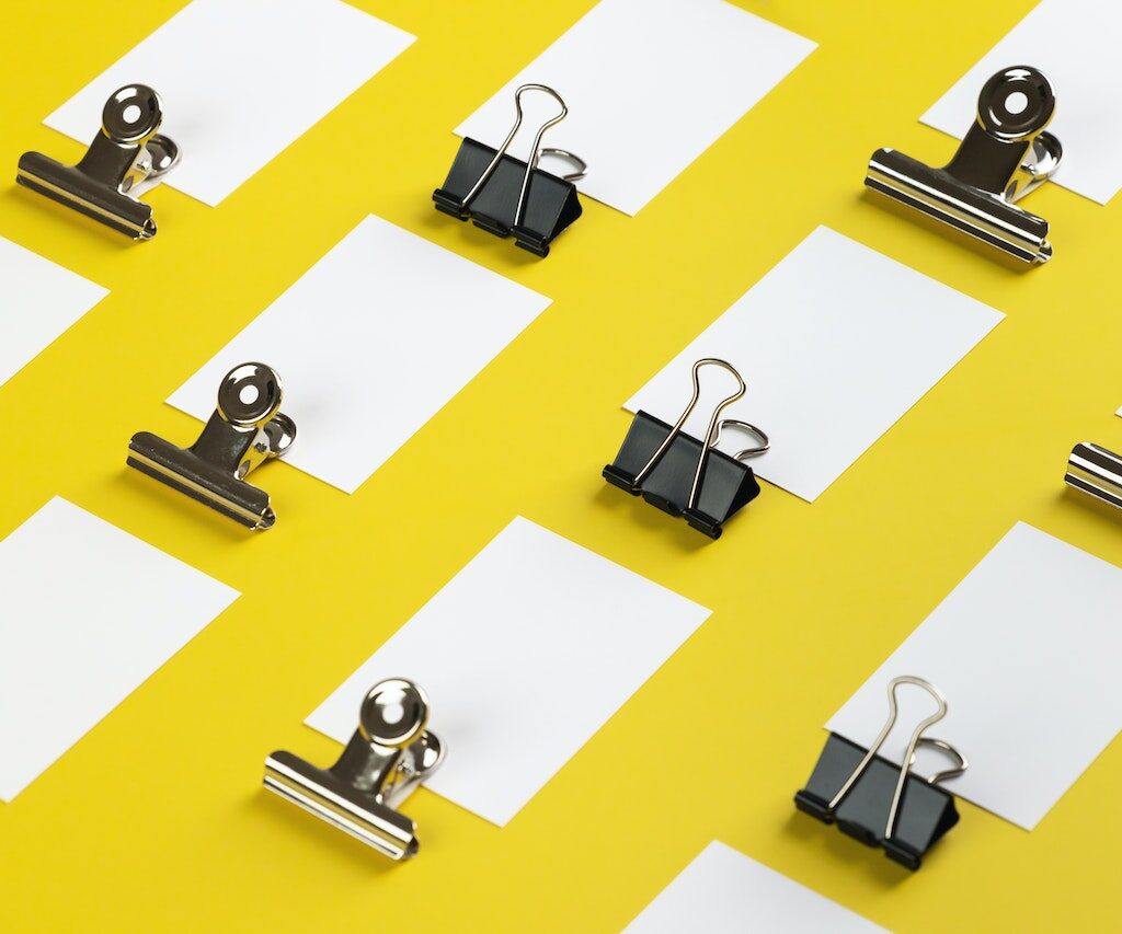 post-its simbolizando organização