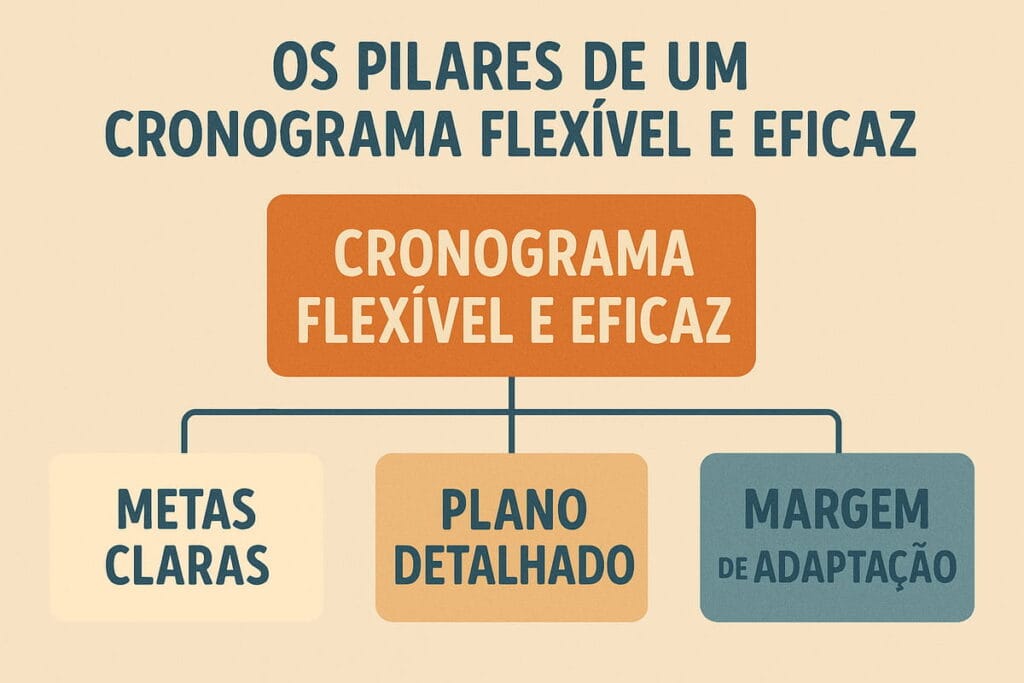 Domine o Tempo: Como Criar um Cronograma de Estudos Flexível e à Prova de Imprevistos 1 como criar um cronograma de estudos flexivel