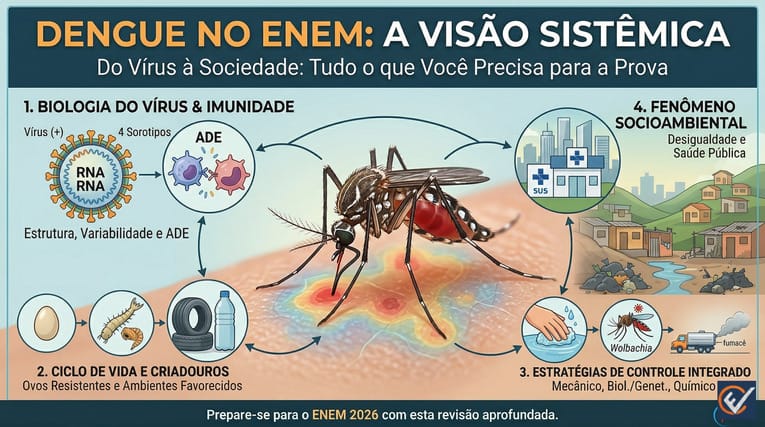 Dengue, Zika e Arboviroses para o ENEM: Biologia, Epidemiologia e Contexto Social 1 Informações sobre dengue e prevenção.