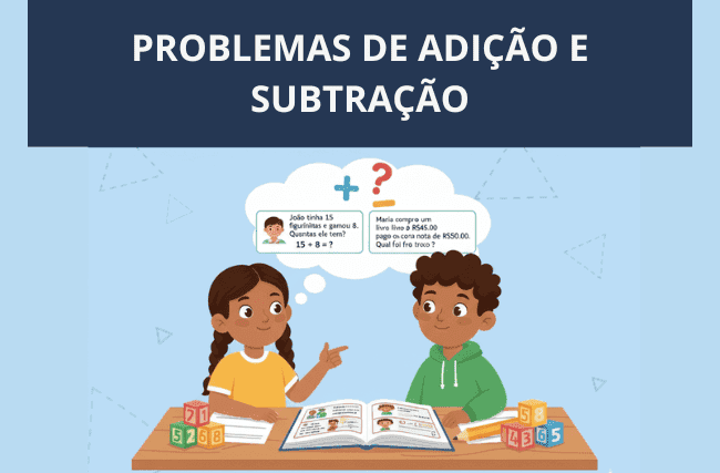 Problemas de Adição e Subtração 6º ano para imprimir 8 Problemas de Adição e Subtração 6º ano para imprimir