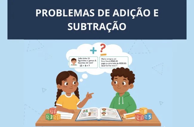operações de adição e subtração